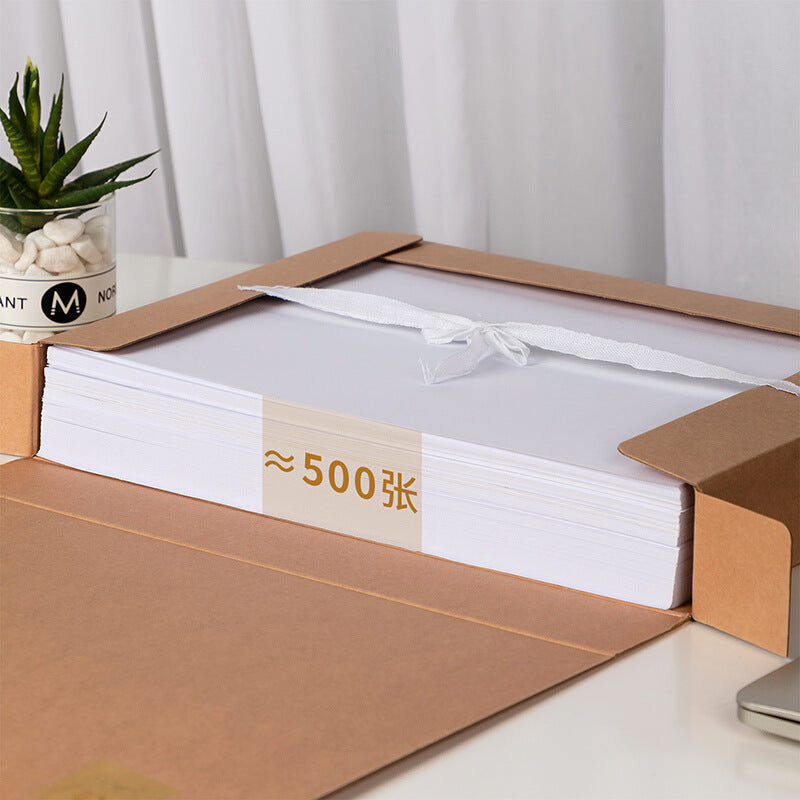 Deli 5922 Kraft Paper File Box A4 Paper File Box Information Box 5cm Folder Accounting Voucher Box