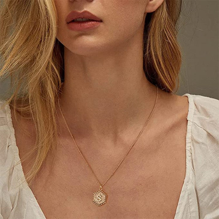Aliexpress jewelry: european and american fashion style geometric metal sequin multi-layer short necklace choker body chain c021