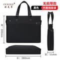 Business briefcase, handbag, document bag, large capacity laptop bag, shoulder bag, crossbody bag, conference bag - customizable with printing
