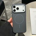 Suitable for iphone17promax magnetic phone case apple 16fashion macaron ultra-thin skin-feeling frosted pc case