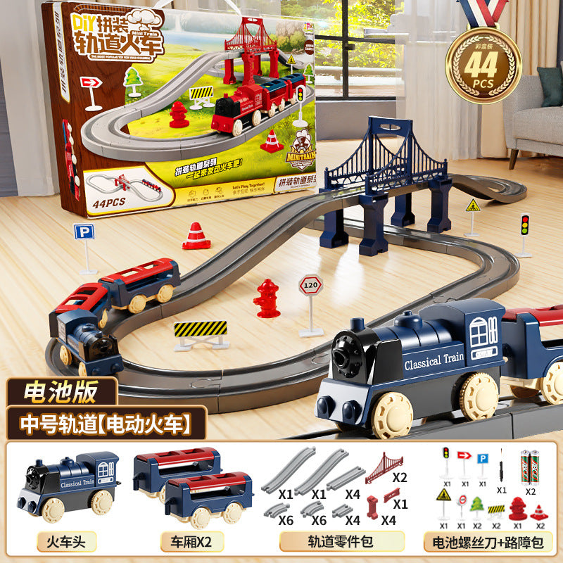 Electric high-speed train set with track - realistic model for boys - educational & fun birthday gift for kids