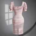 fall/winter new arrivals: european and american style single-breasted french vintage chanel-inspired dress