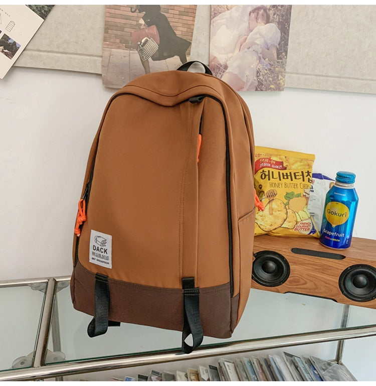 Backpack for middle school students and college students, large capacity travel bag, work clothing bag, abrasion resistant stain-resistant backpack, satchel