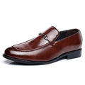 2025plus sizemale leather shoes men's new business formal casual shoes men's british k-style pointed toe plus size shoes