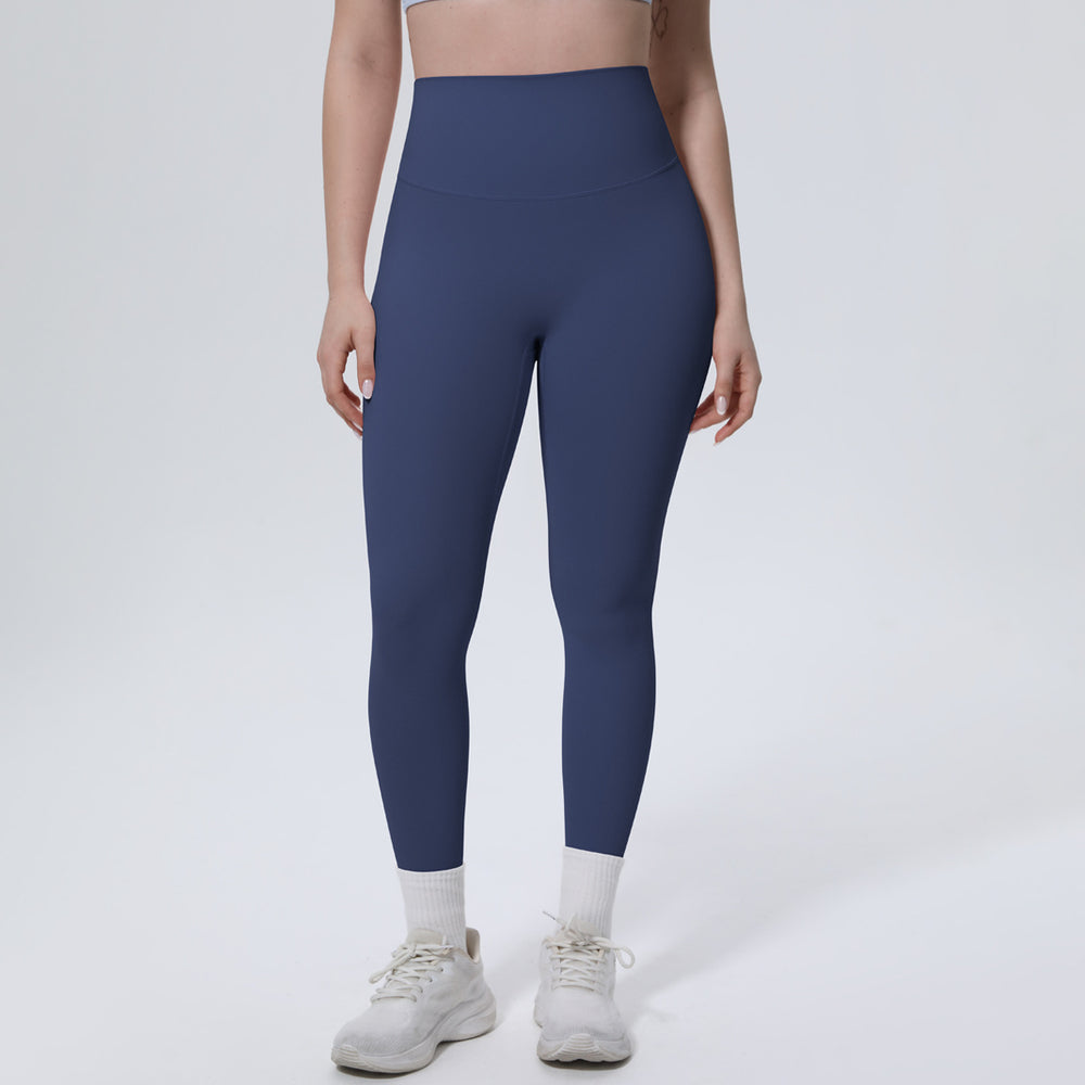 new arrival brushed yoga pants high waist hip lift anti-roll peach butt fitness pants quick-drying tight sports pants for women