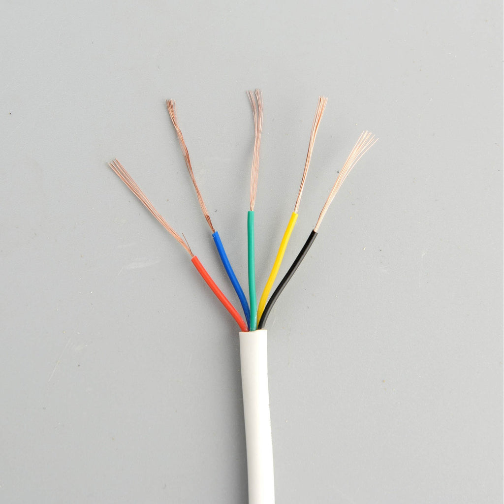 RVV5 core national standard sheathed cable 0.5 0.75 1.0 1.5 2.5 4.0 6.0 multi-strand flexible cord power cord