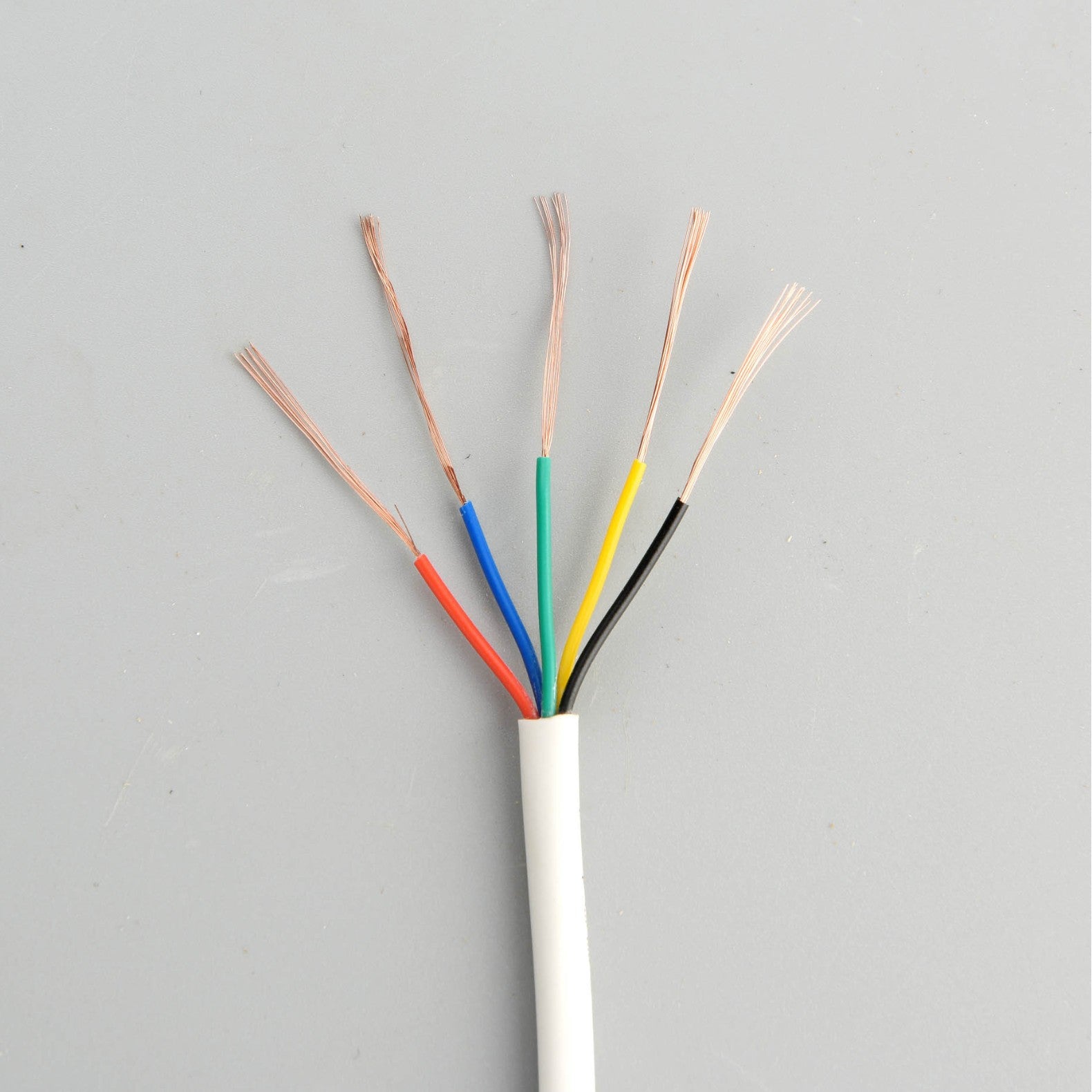 RVV5 core national standard sheathed cable 0.5 0.75 1.0 1.5 2.5 4.0 6.0 multi-strand flexible cord power cord