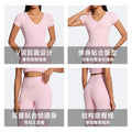 Eco-friendly fabric, barely-there feel, slimming yoga set - casual outdoor activewear, high-waisted butt-lifting fitness yoga pants for women