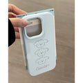 Simple drawing of three puppies printing suitable for apple 17pro glutinous rice shell korean iphone18 mobile phone protective case