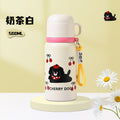 Double-walled insulated water bottle for kids, 316 stainless steel, suitable for both boys and girls. water bottle with straw, large capacity, wholesale and customization available