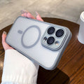 Suitable for iphone17 love horse orange mobile phone case 15 ya shield skin-feeling frosted magnetic suction apple 16 lens film protective cover