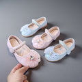 Kids' leather shoes:  spring/autumn new korean style girls' soft-soled shoes with bow detail - baby anti-slip fashion flats