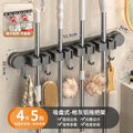 Gun gray hook, no need to punch holes, strong adhesive wall, bathroom towel wall hanging, bathroom kitchen coat hook