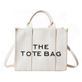 Women's shoulder bag 2025 new style minimalist casual large capacity handbag crossbody bag cross-border letter print tote bag