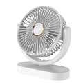 Desktop light fan office desk 2026 new usb mini electric fan student dormitory long battery life