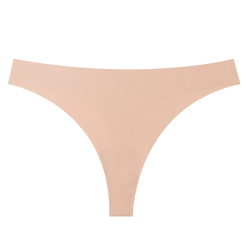 factory personalized thong nylon nylon pure cotton crotch t-pants plaid breathable low-waist seamless women's underwear