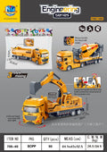 large flatbed transport truck semi-trailer trailer artificial inertia heavy flatbed truck kids engineering vehicle model