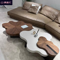 Second-hand fengyunduo coffee table, asymmetrical coffee table, special-shaped for home living room popularaccessible luxurycasual2025 high-end coffee table