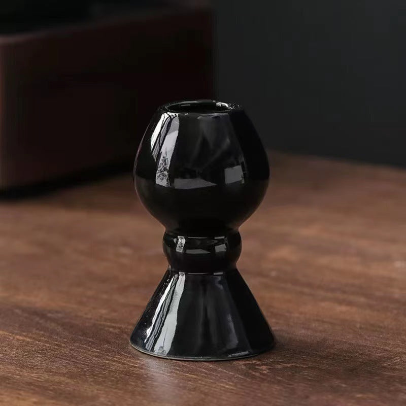 Nordic ins ceramic candle holder candle light dinner props romantic candle holder home dining table table decoration ornament
