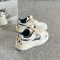 Korean style chunky platform sneakers - trendy, versatile, and unique white shoes for women - new spring 2026 collection - student bread shoes