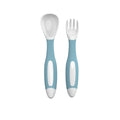 Silicone storage placemat kids bowl bendable twist fork spoon cutlery gift box set baby & toddler supplies complementary food