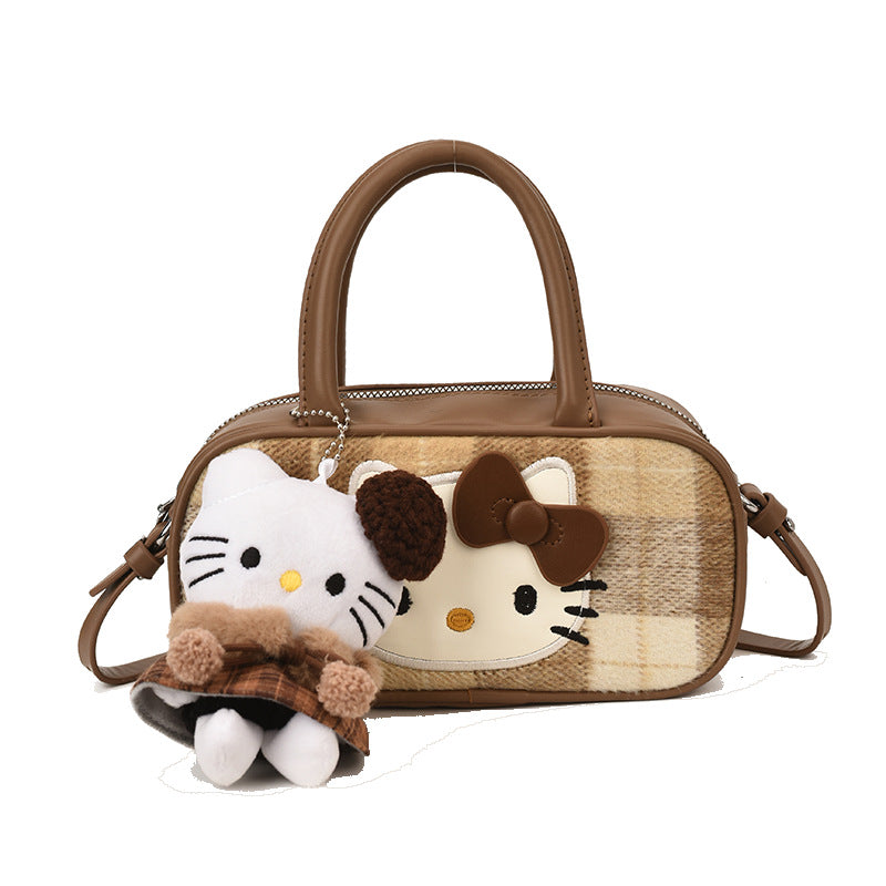 New arrivalcuteeasiest for match crossbody bag2025korean stylecasualeasiest for match shoulder baghigh-looking cartoon exquisite satchel bag