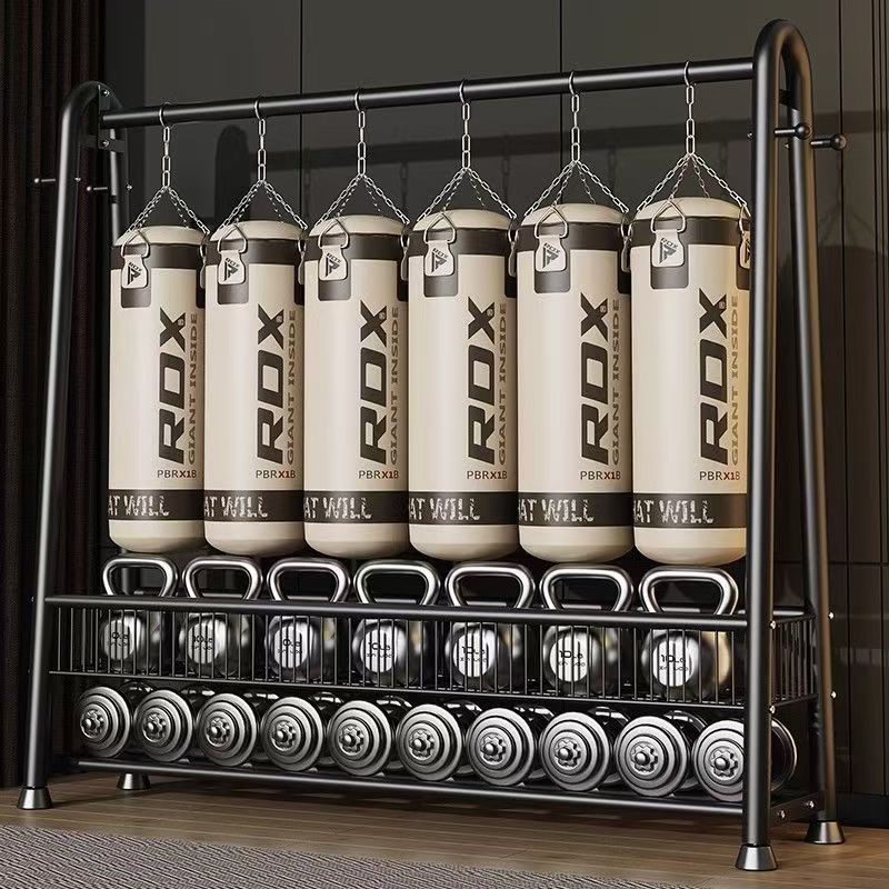 Simple coat rack Floor-to-ceiling indoor thickened clothes rack Household bedroom clothes storage rack Movable drying rack