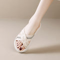 Women's summer slippers - 2025 new thick-soled, versatile korean style crossover sandals - popular trending slides - wholesale