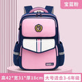New arrival primary school students british style 1-6 grade stress relief spine protection lightweight large capacity school bag kids color matching backpack