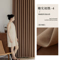 New double-sided light luxury linen high shading medieval old money wabi-sabi style bedroom curtains personalized whole house personalized wholesale