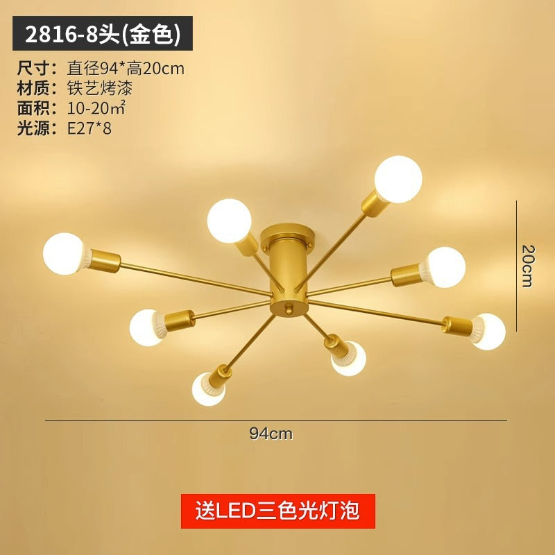 export european style living room chandelier post-modern casual three-head dining room master bedroom for home high-end scandinavian lamps