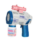 Tiktok viral 12-hole neptune bubble machine - fully automatic gatling bubble gun - handheld bubble blower for kids
