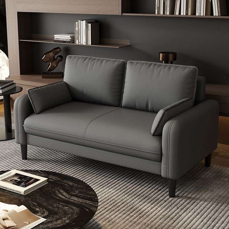 Sofa and coffee table set - modern minimalist office sofa for reception, business, conference room, and guest seating