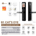 exclusive supply of one-touch smart lock 3d face remote video intercom fingerprint lock password lock swipe card electronic lock