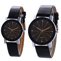 Wholesale leather belt couple watches - speckled leather strap watch set - women's fashionable and unique wristwatches - suitable for students and more