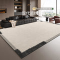 Carpet living room french style black and white grids waterproof anti-fouling sofa cushion no-wash wipeable stain-resistant bedroom bedside blanket