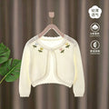 Baby summer lightweight cotton cardigan knit outerwear shawl sun protection skin care infant girl air conditioning shirt