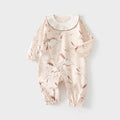 Large plum bird with collar and partial button one-piece