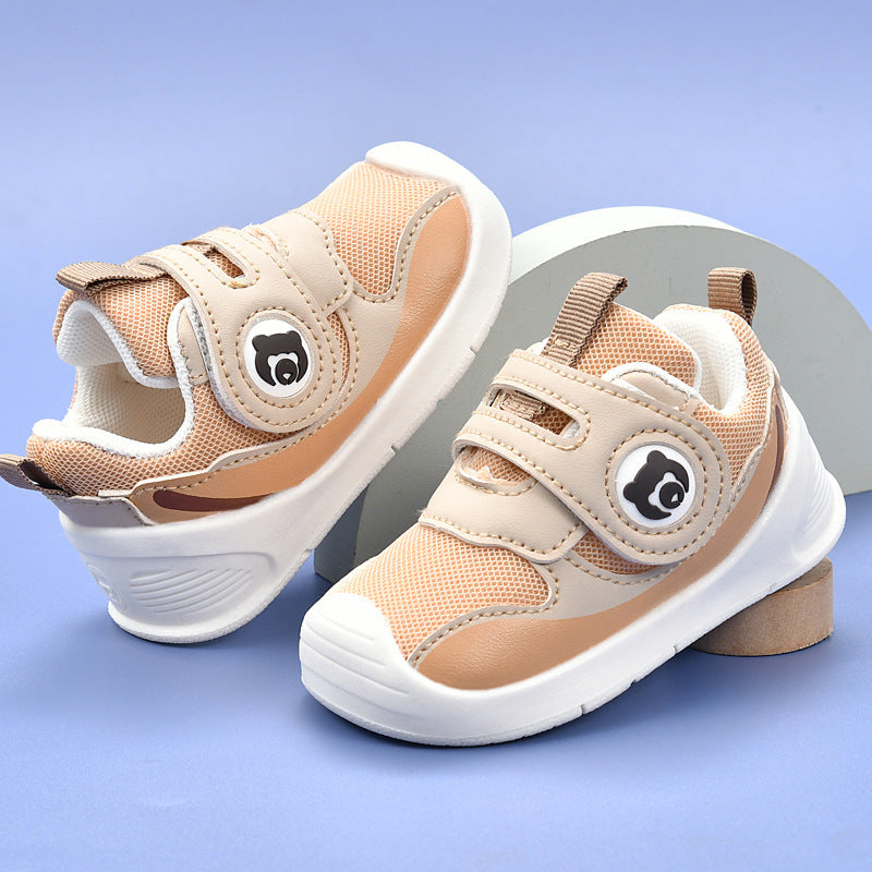Toddler shoes for boys, spring and autumn, 0-1-2 years old, soft sole breathable infant and toddler shoes for girls