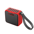 Dx-97 bluetooth speaker: mini, portable, multifunctional radio with recording, card playback, and timer