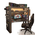 Shelf computer desk self-study desk multi-layer storage rack express rental house living room multi-functional sundries storage rack