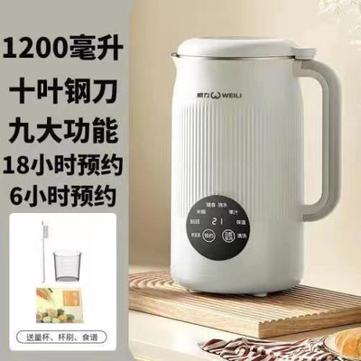Multifunctional mini soy milk maker - fully automatic, no-cooking food processor, home use blender, cross-border us standard, korean version