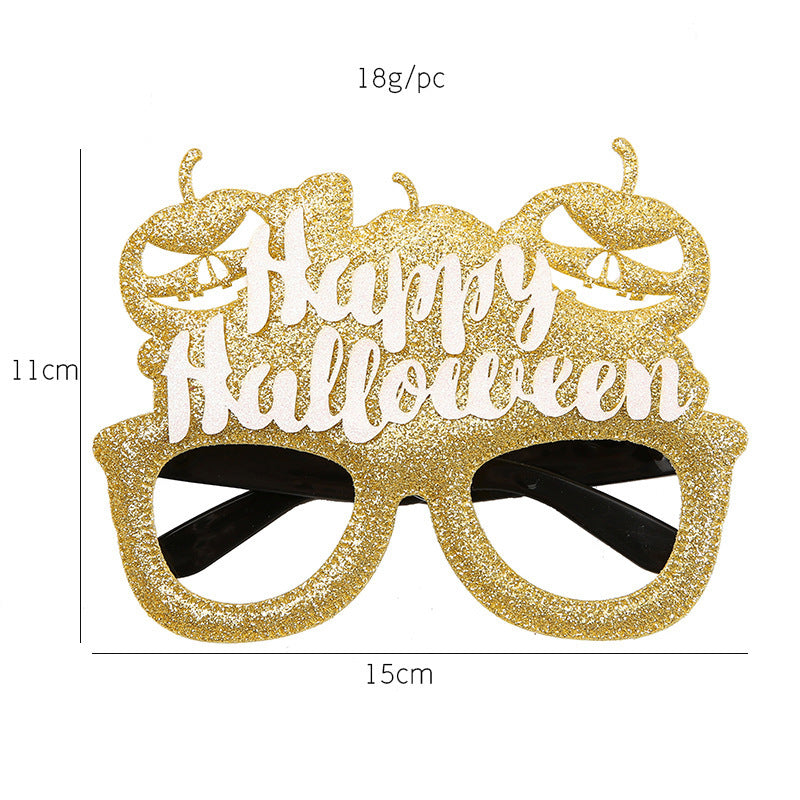 Halloween Pumpkin Glasses Kids Adult Ghost Festival Party Decorations Photo Props Funny Glasses Frames