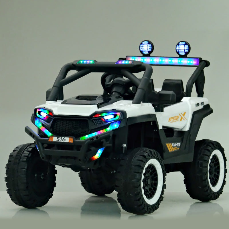 New electric four-wheeled baby children's off-road car enlarged off-road vehicle double seat remote control toy off-road vehicle