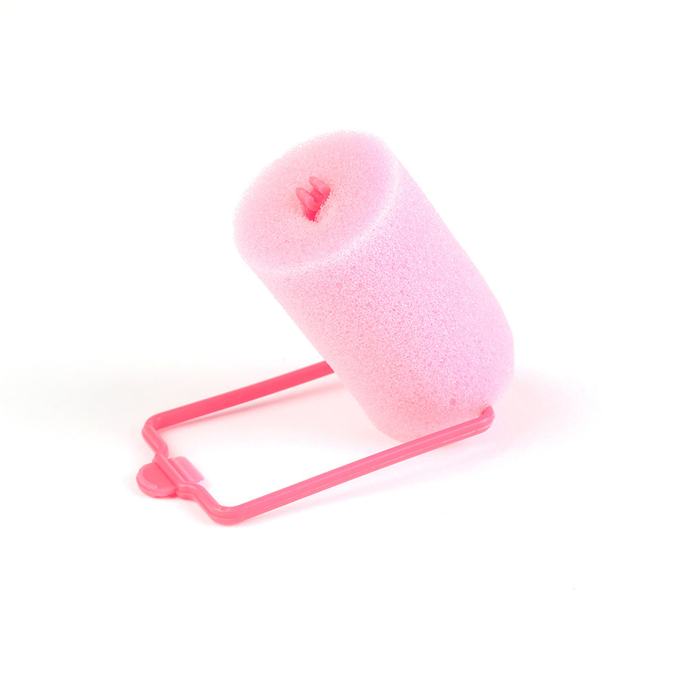 Cross-border hot-selling inner buckle sponge foam curling iron, lazy bangs curling hair artifact, fluffy sponge hair curl