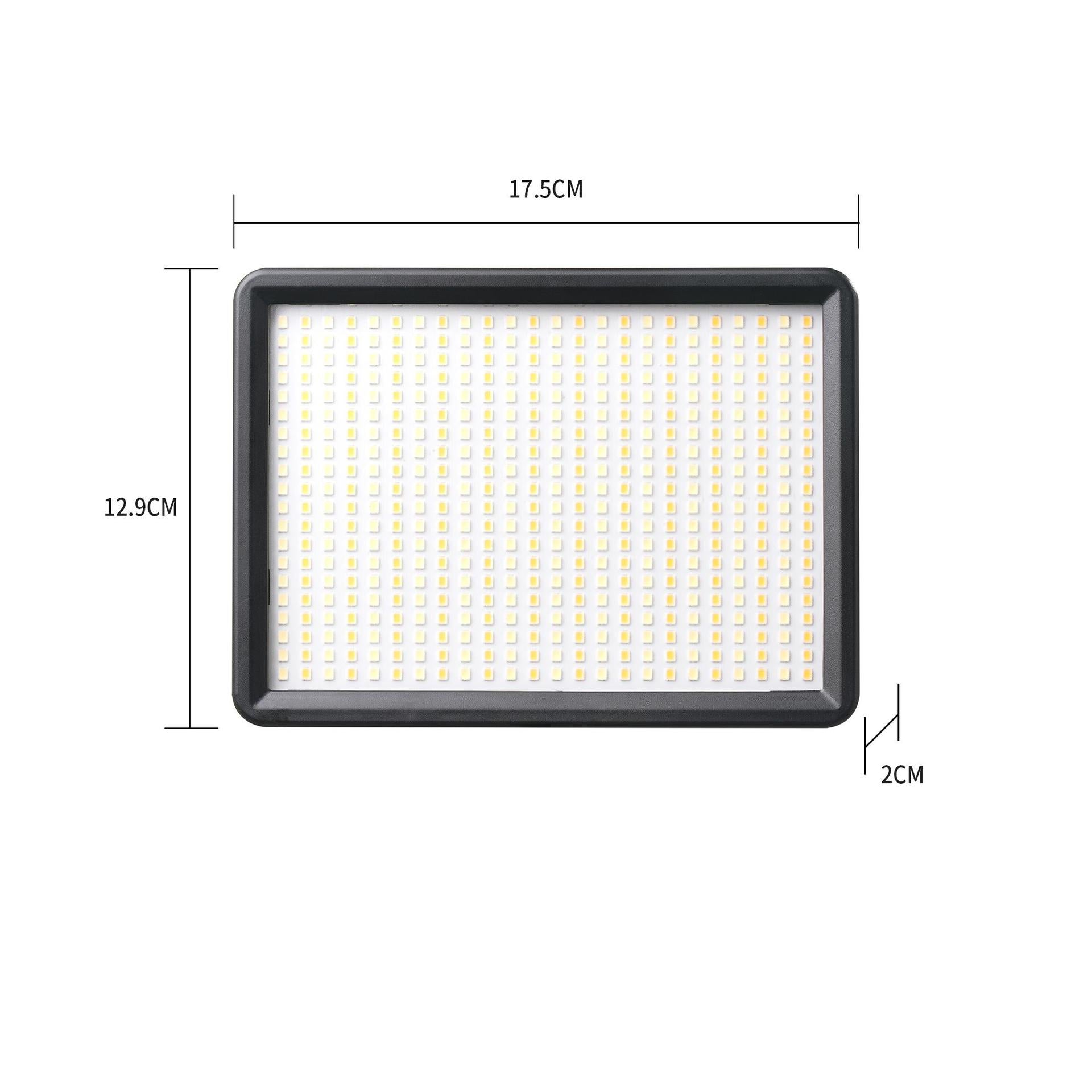 Cross-border custom LED flat light camera top light outdoor portable filling light photography light wedding photo soft light
