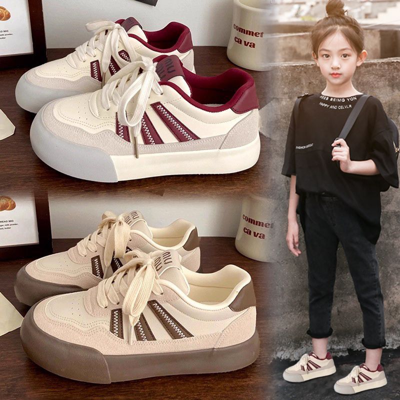 Girls' shoes: new  autumn collection - kids' low-top sneakers, non-slip, lightweight, mid-to-large size girls' athletic german army trainers (gats)
