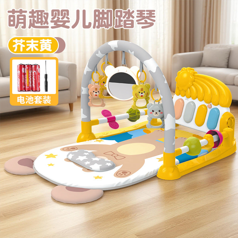 Pedal piano baby fitness stand newborn toddler 0-1 years old early education educational toys baby meeting gift