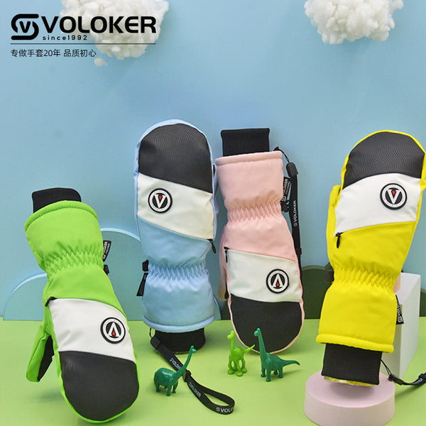 Gloves Men's Ski Gloves Women's Autumn and Winter Gloves Thermal Gloves Student Riding Five-finger Riding Gloves Braised in the Car