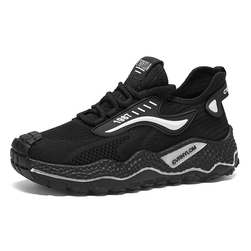 Men's mesh sneakers - 2026 new summer collection: breathable, lightweight, soft-soled casual running shoes with openwork design